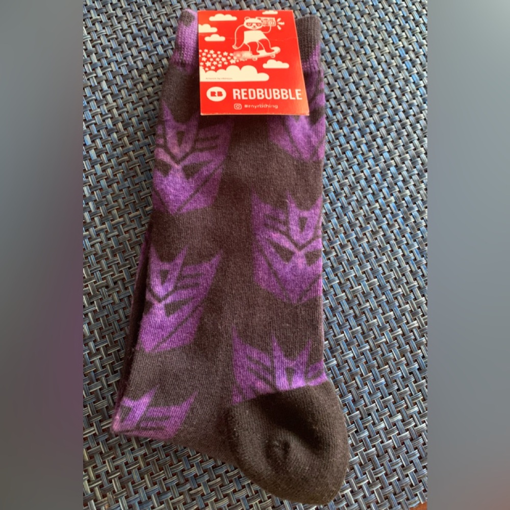 NOT FOR SALE REDBUBBLE transformer socks